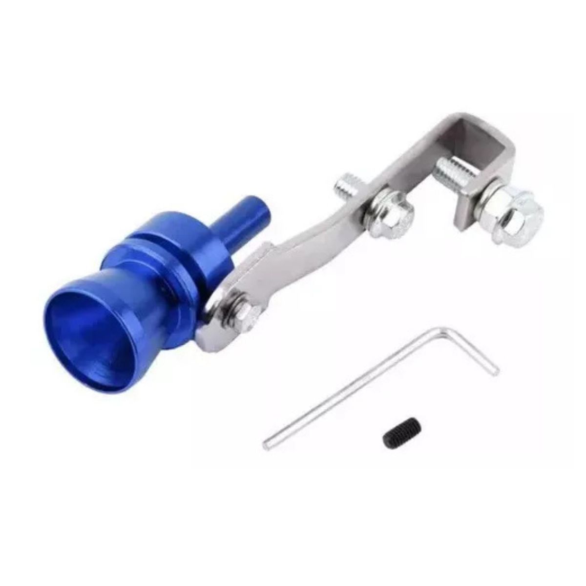 GENERICO - Silbato Aluminio Simulador Sonido Turbo Universal Auto Moto