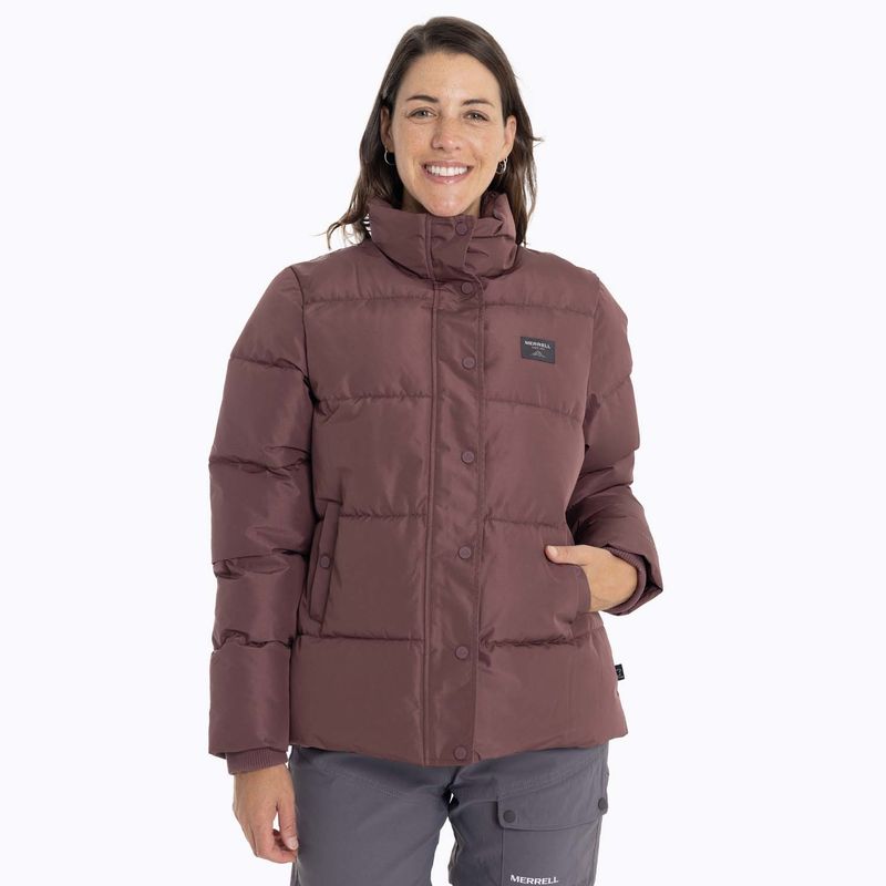 MERRELL - Parka Mujer Puffa Burdeo MERRELL
