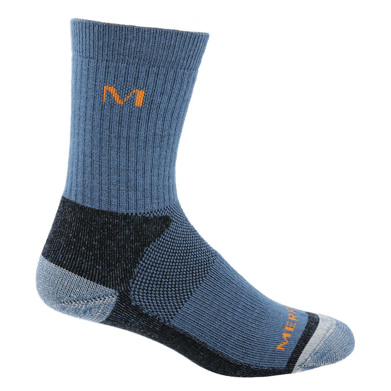 MERRELL - Calcetin Unisex Berk Technical Crew Azul MERRELL