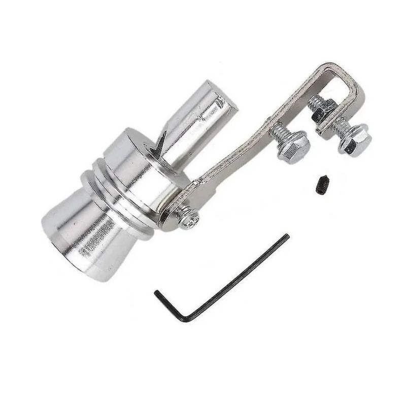 GENERICO - Silbato Aluminio Simulador Sonido Turbo Universal Auto Moto