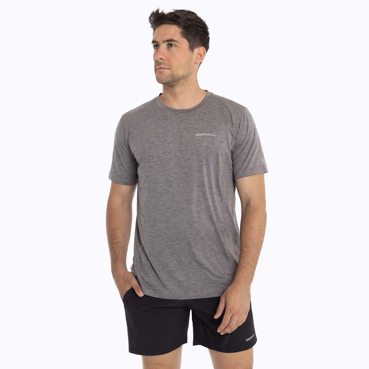 MERRELL - Polera Hombre Sport Sabine Gris MERRELL
