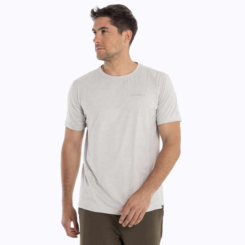 MERRELL - Polera Hombre Sport Sabine Gris claro MERRELL.-