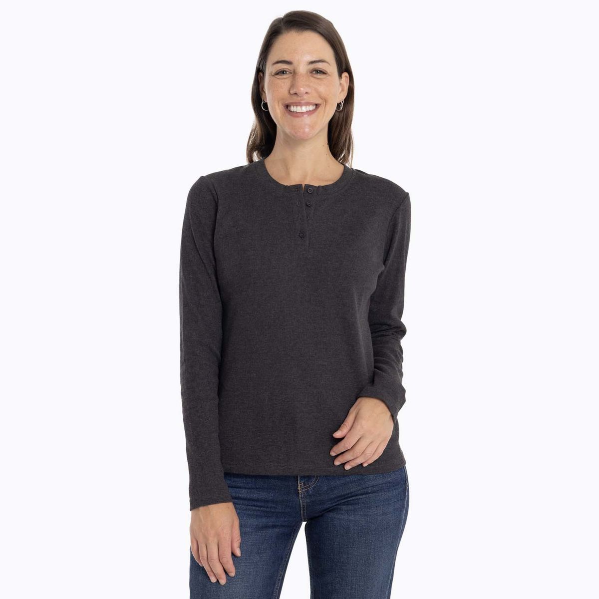 MERRELL - Polera Mujer Owyhee Gris oscuro MERRELL
