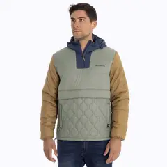 MERRELL - Parka Hombre Mid Zipper Verde