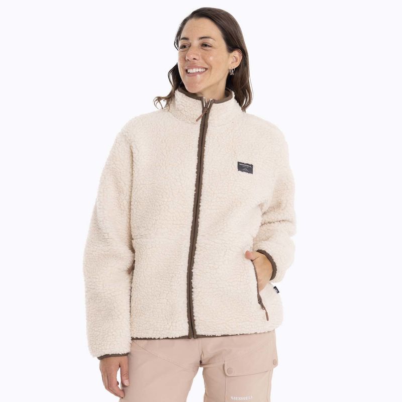 MERRELL - Polar Mujer Sagava Sherpa Crema MERRELL