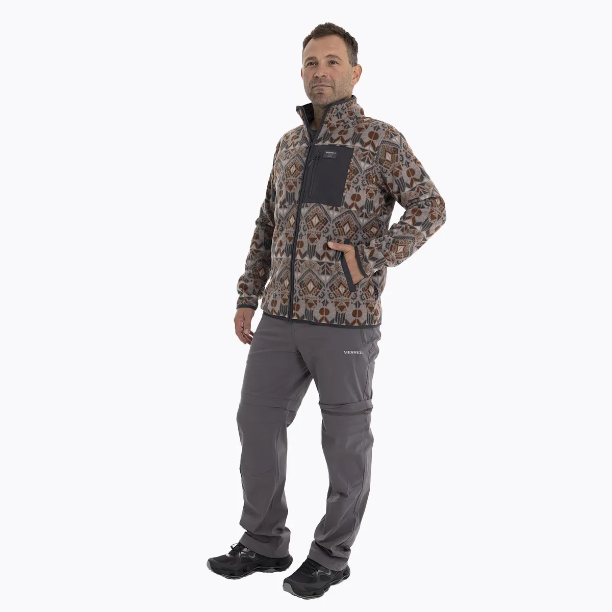 MERRELL - Polar Hombre San Lorenz Microflee Verde MERRELL