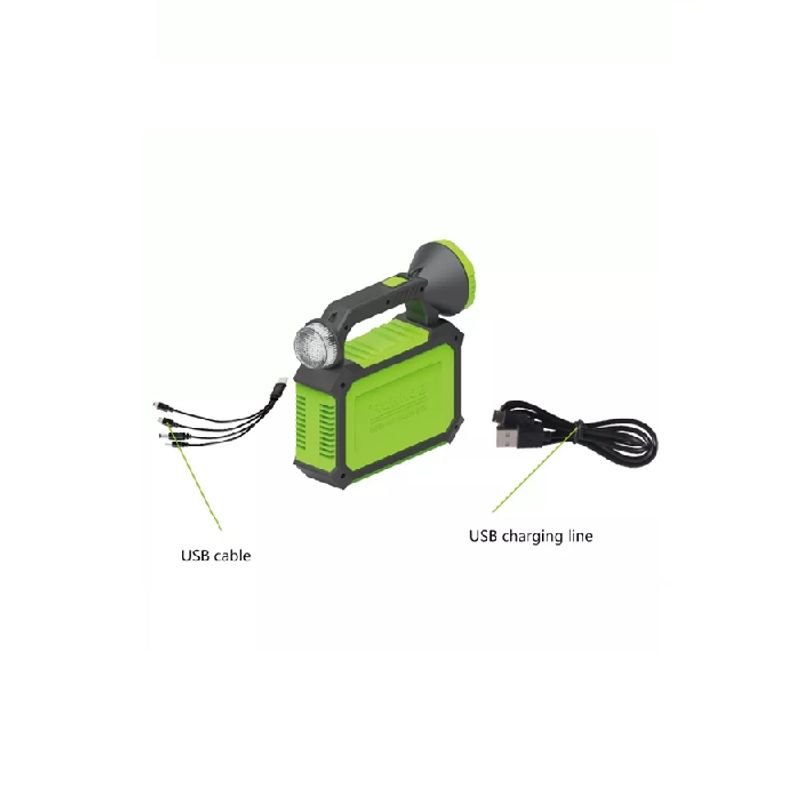 GENERICO - Kit solar de camping y emergencia luz y cargador
