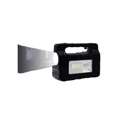 GENERICO - Kit solar de emergencia camping USB 3 ampolletas luz blanco neutro