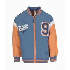 BLACK AND BLUE - Chaqueta niño bomber celeste