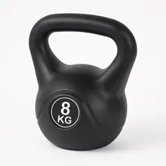 GENERICO - Pesa Rusa Kettlebell 8kg Entretenimiento crossfit y Fitness - Negro