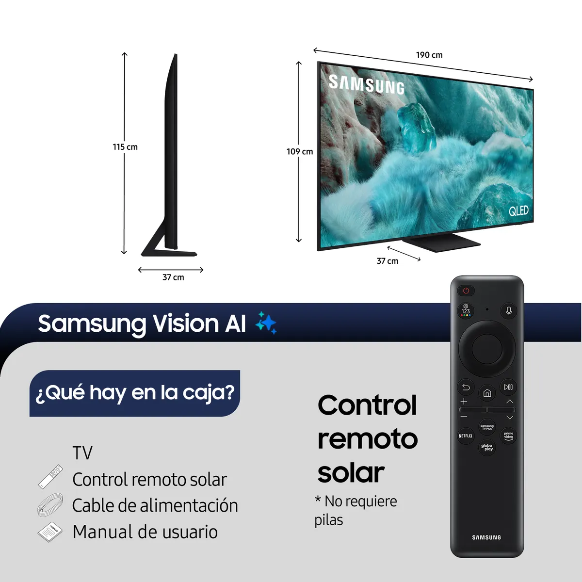 SAMSUNG - 85 QLED Q7F5 4K Vision AI Smart TV 2025