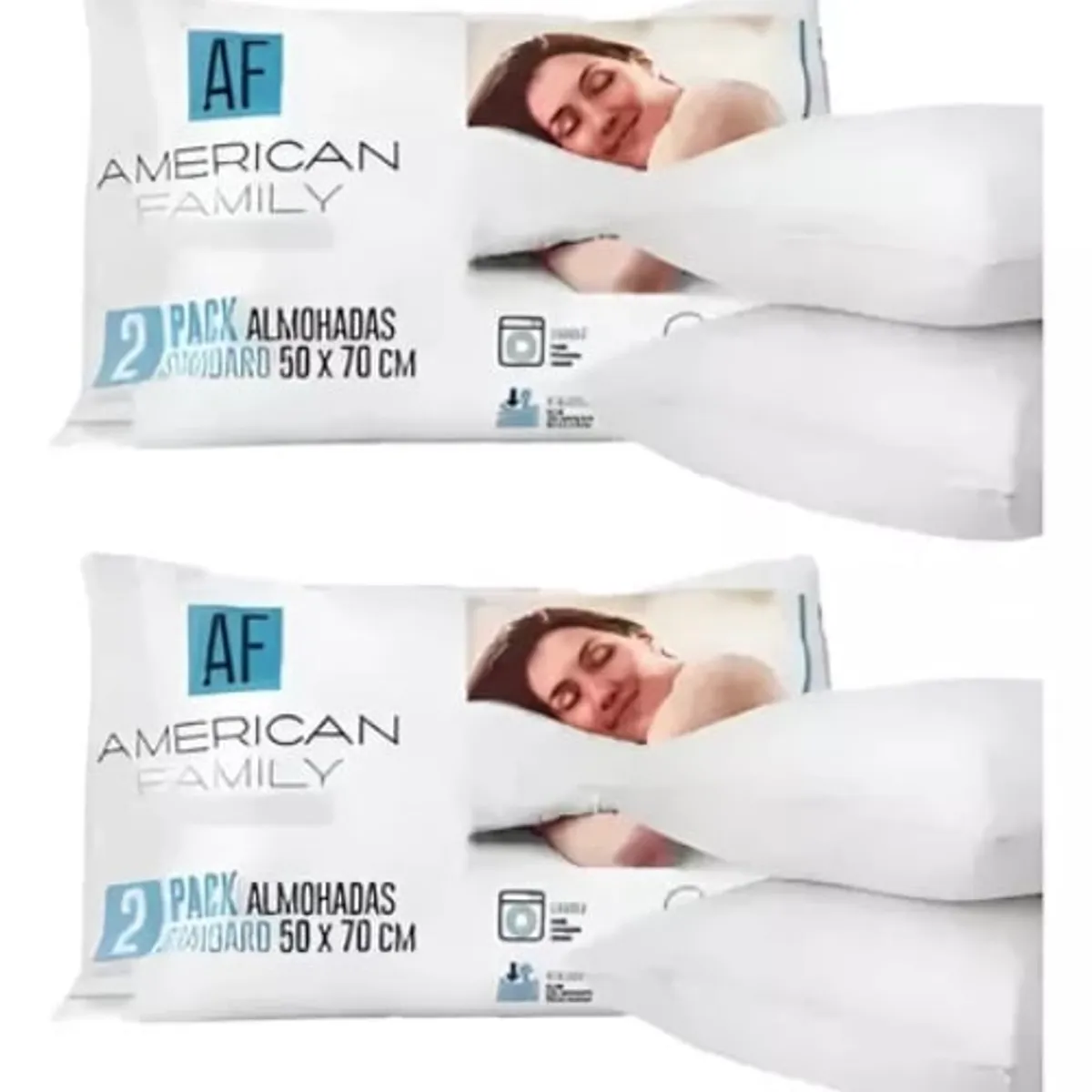 CANNON - Almohadas Cannon American Family 50x70cm Pack Set 4 Unidades