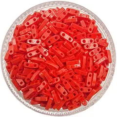 GENERICO - Cuarto de Tilas de 1.25mm Miyuki 10gr - Rojo