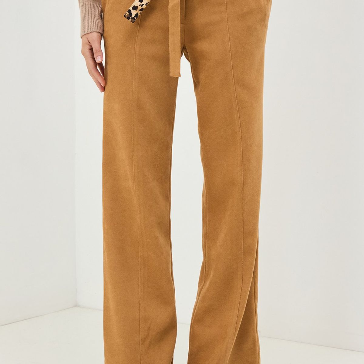 IO - Pantalon Café Mujer Io