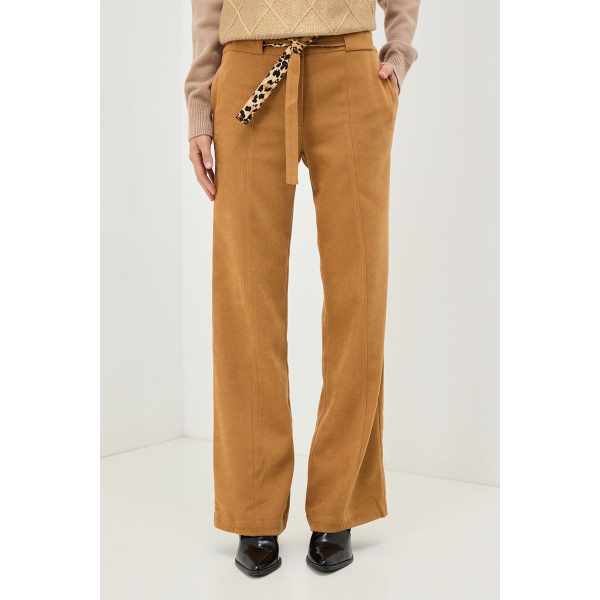 IO - Pantalon Café Mujer Io