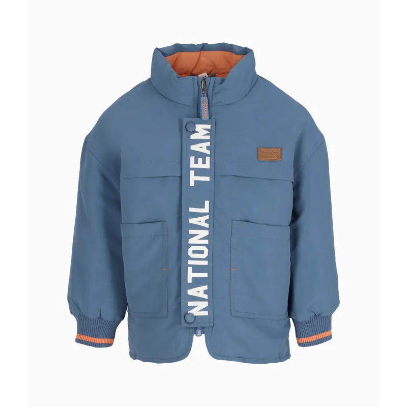 BLACK AND BLUE - Chaqueta niño impermeable celeste Black and Blue