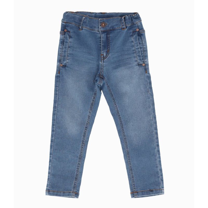 BLACK AND BLUE - Jeans niño básico denim celeste Black and Blue