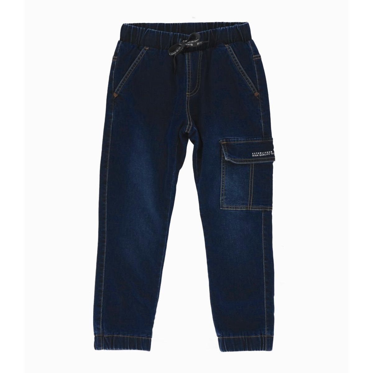 BLACK AND BLUE - Jeans niño cargo denim azul Black and Blue