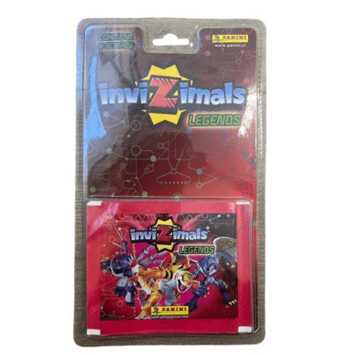 PANINI - 6 SOBRES INVIZIMALS (36 SOBRES)