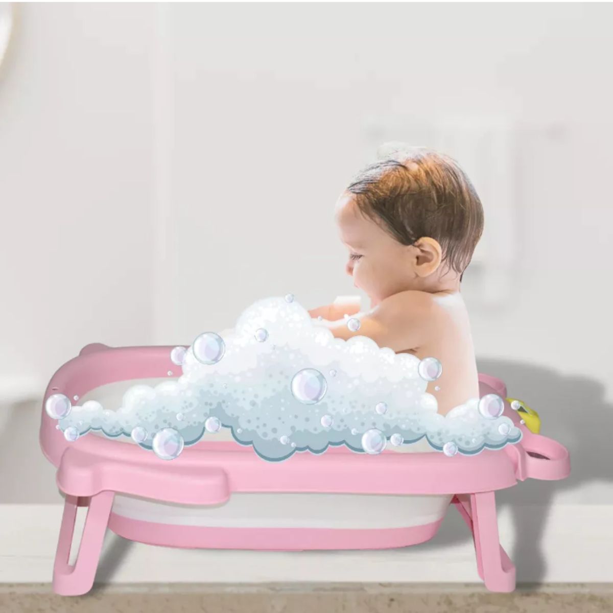 GENERICO - Bañeras Plegables Mas Cojin Para Bebé