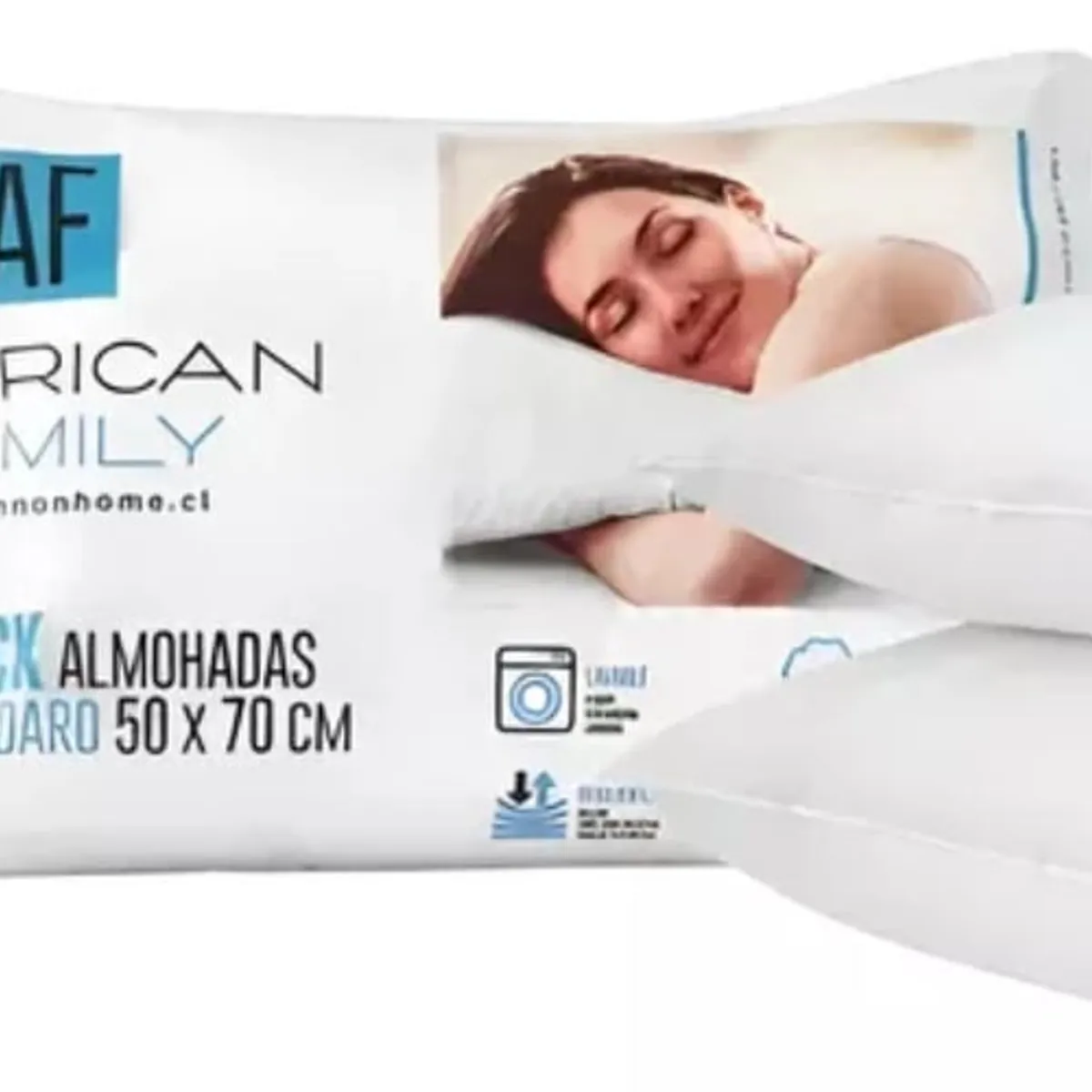 CANNON - Almohadas Cannon American Family Kit Pack De 2 Unidades