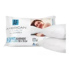 CANNON - Almohadas American Family Kit Pack De 2 Unidades