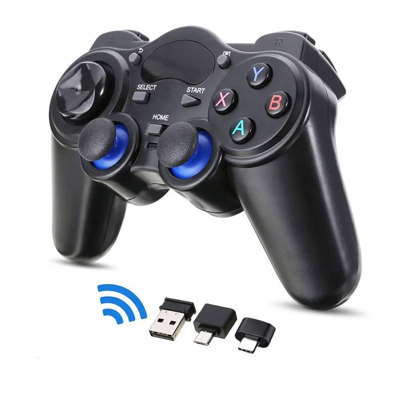 GENERICO - Gamepad JOYSTICK Inalámbrico Compatible PC PS3 y Android