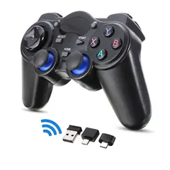 GENERICO - Gamepad JOYSTICK Inalámbrico Compatible PC PS3 y Android