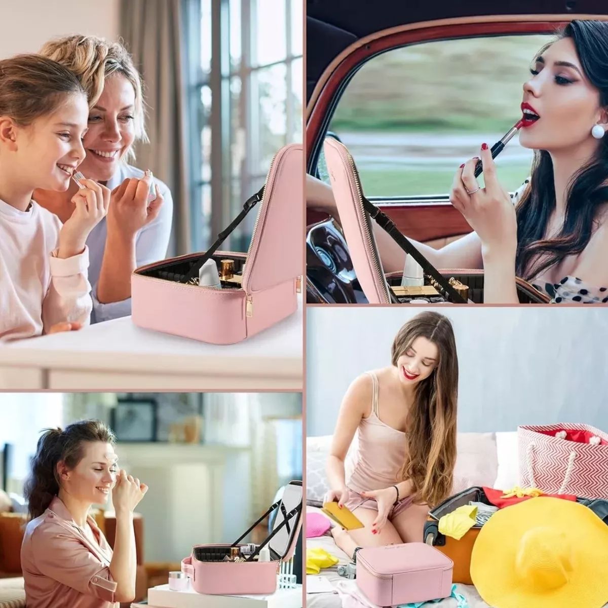 GENERICO - Bolso De Mano Organizador Maquillaje Cosmetiquero Para Viaje