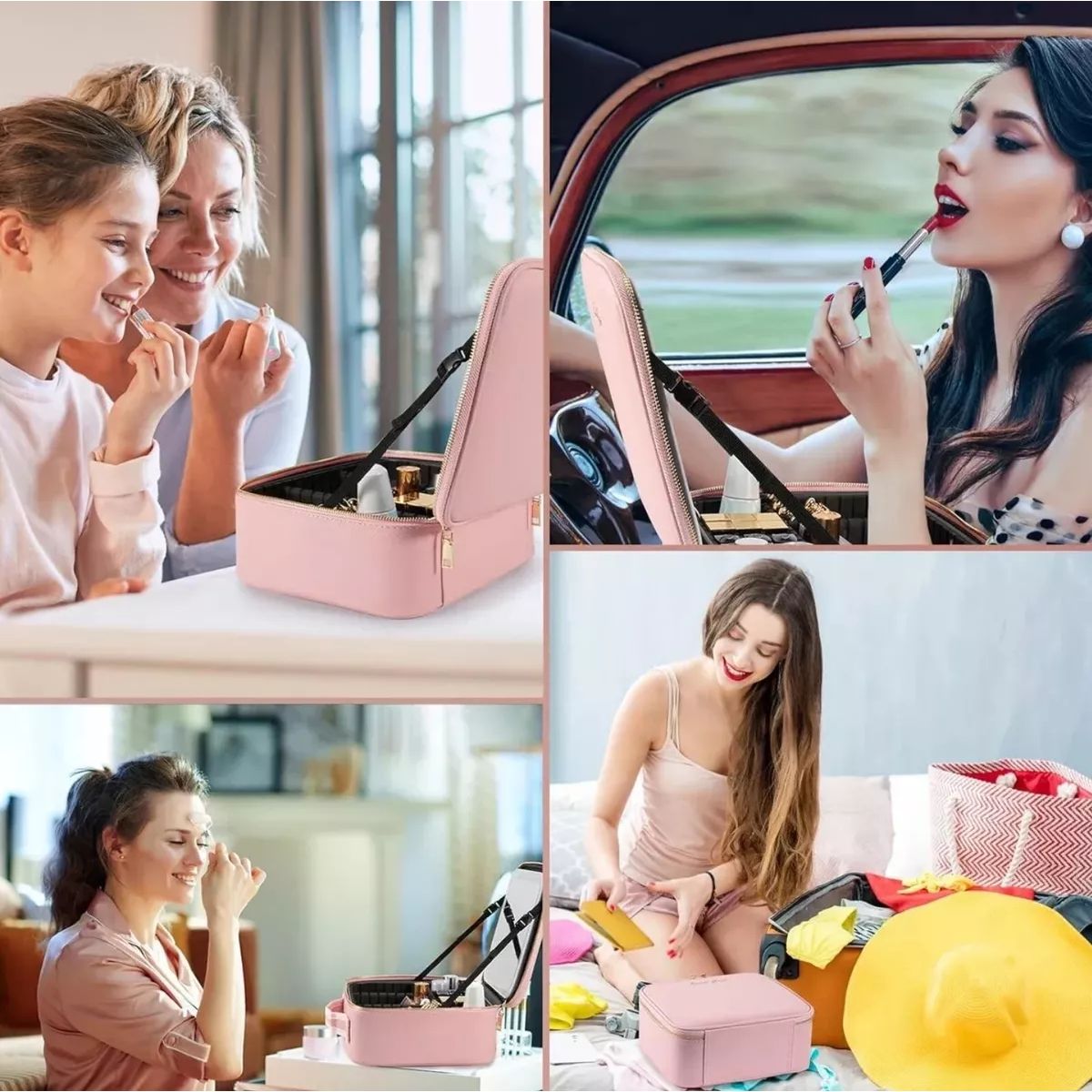 GENERICO - Bolso De Mano Organizador Maquillaje Cosmetiquero Para Viaje