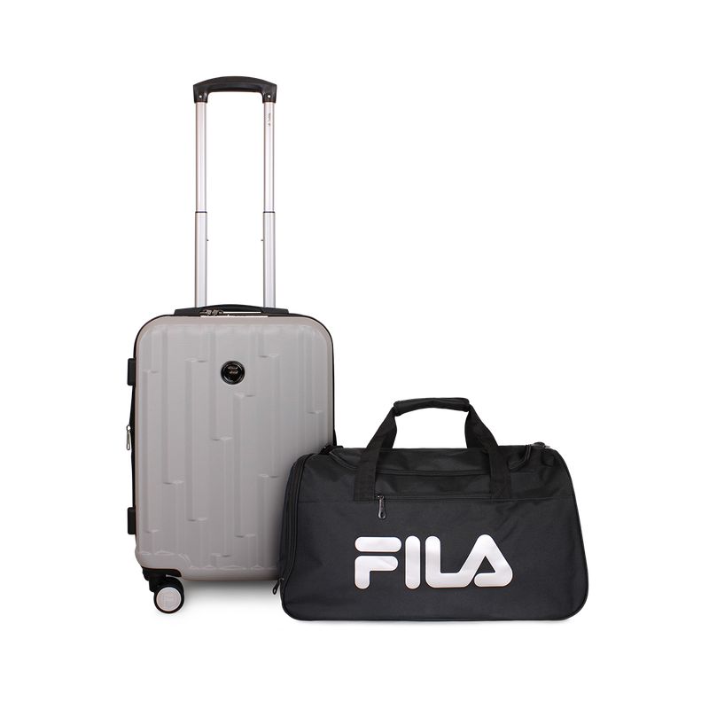 F - Pack Maleta cabina Flip gris 10kg + bolso Fila 42lts