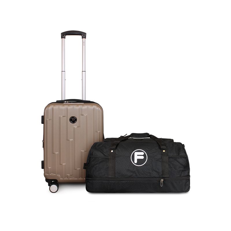 F - Maleta de cabina Flip café + Bolso enrollable Goliat 80lts F