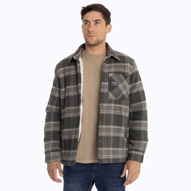 MERRELL - Chaqueta Sobrecamisa Hombre Mojave Oversh Gris MERRELL