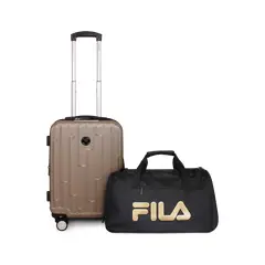 F - Pack Maleta cabina Flip café 10kg + bolso Fila 42lts