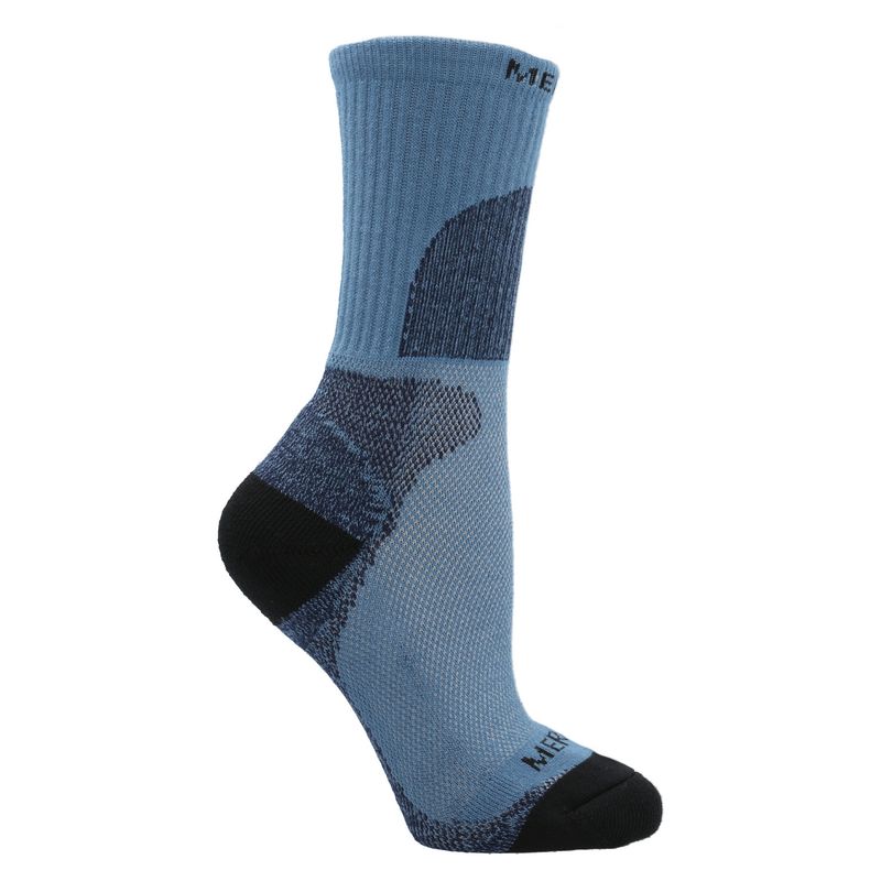 MERRELL - Calcetin Unisex Floyd Technical Crew Azul MERRELL
