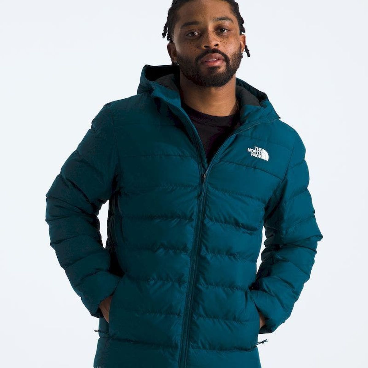 THE NORTH FACE - Chaqueta De Pluma Aconcagua 3 Hoodie Hombre - Azul