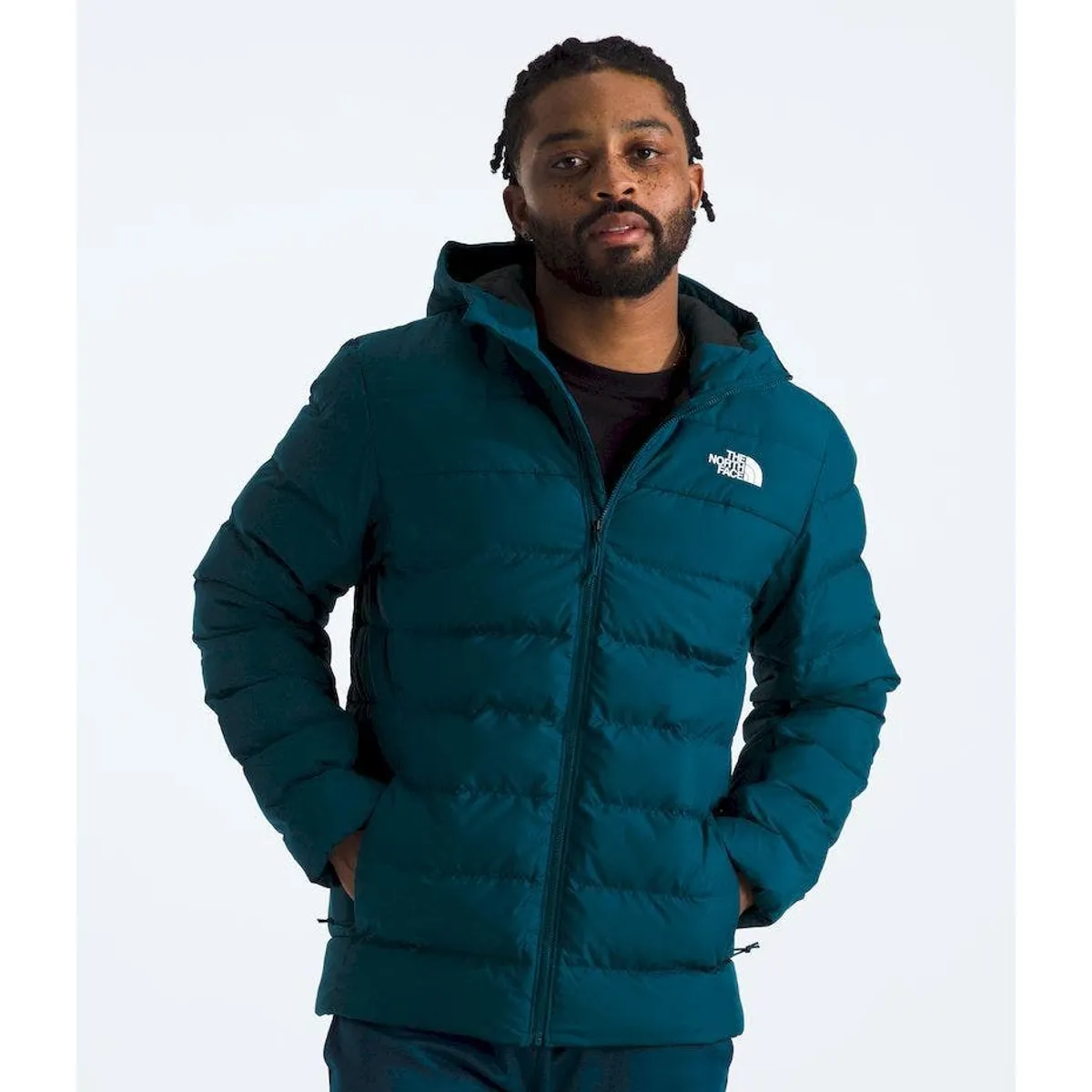 THE NORTH FACE - Chaqueta De Pluma Aconcagua 3 Hoodie Hombre - Azul