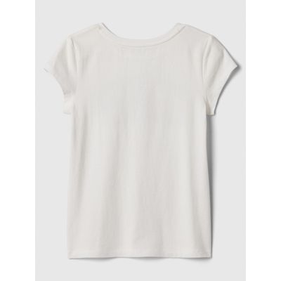 Imagen 2 del producto Polera Niña Logo Manga Corta Beige