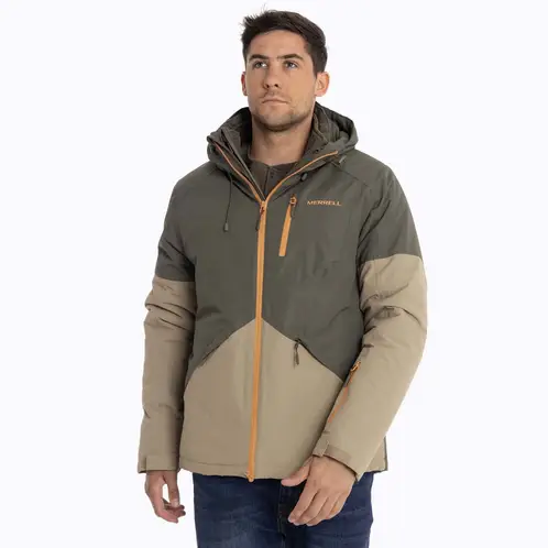 MERRELL - Parka 3 en 1 con polar Hombre Misisipi Café osc