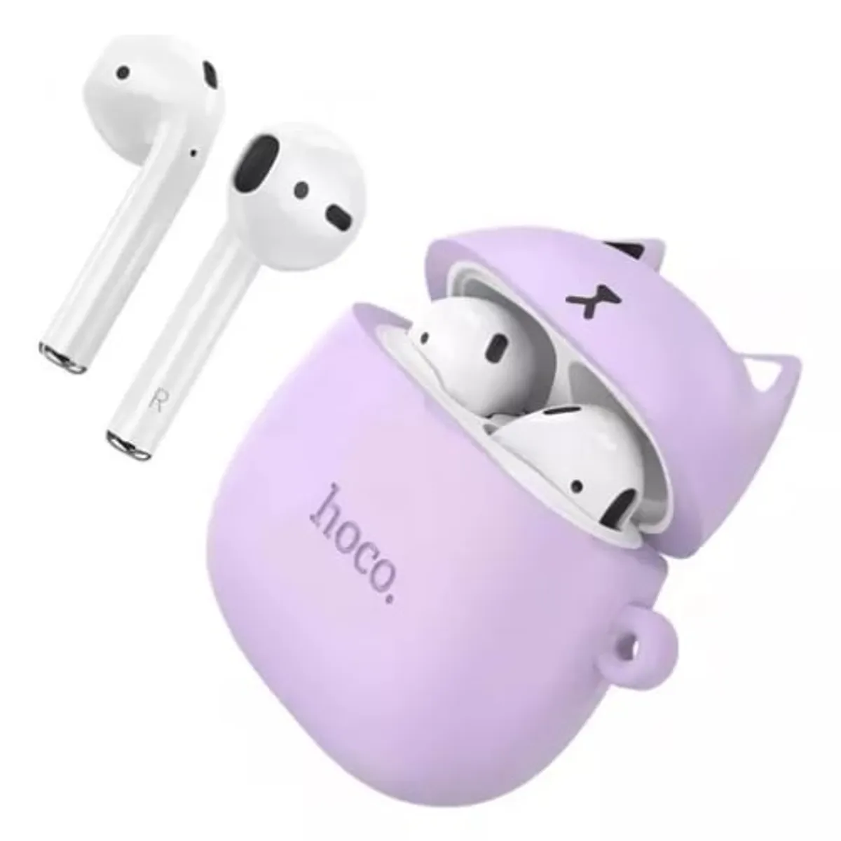 HOCO - Audífonos Bluetooth Tws Hoco Ew45 Gato Violeta