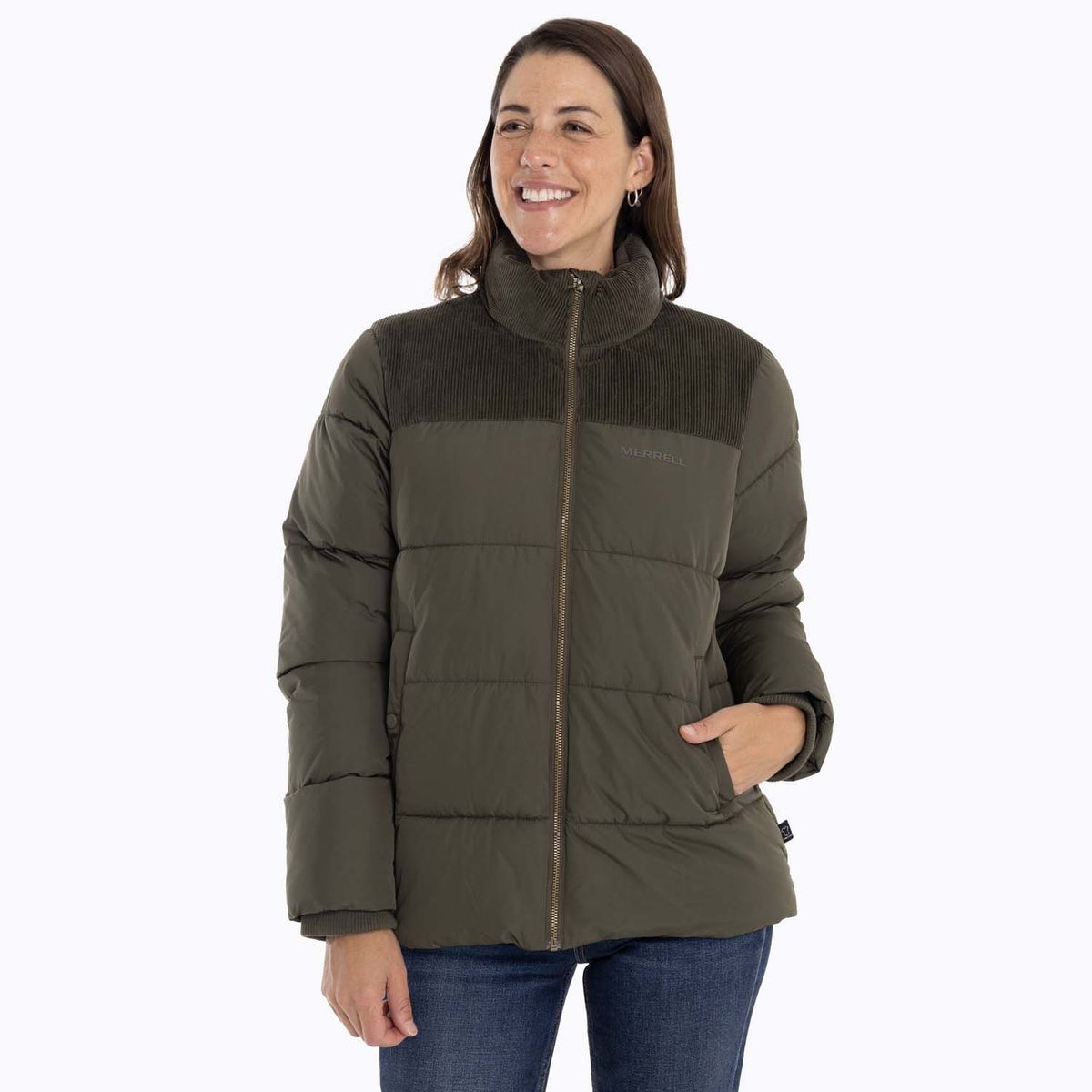 MERRELL - Parka Mujer Nowitna Café oscuro MERRELL