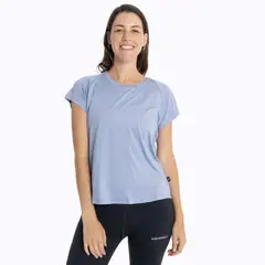 MERRELL - Polera Mujer Sport Boise Celeste