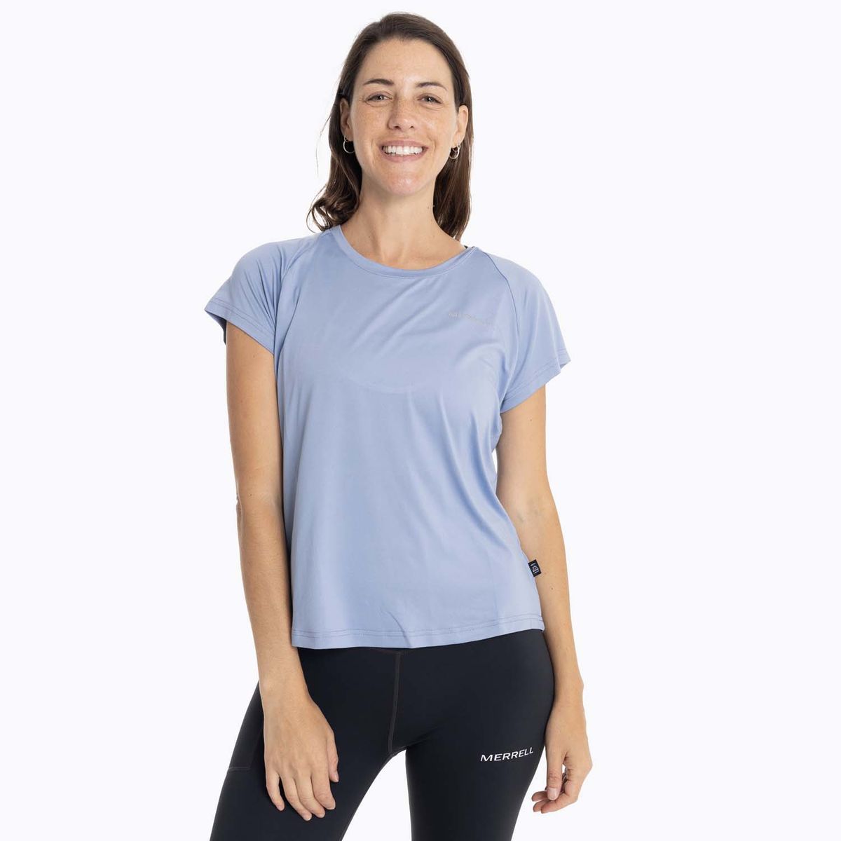 MERRELL - Polera Mujer Sport Boise Celeste MERRELL