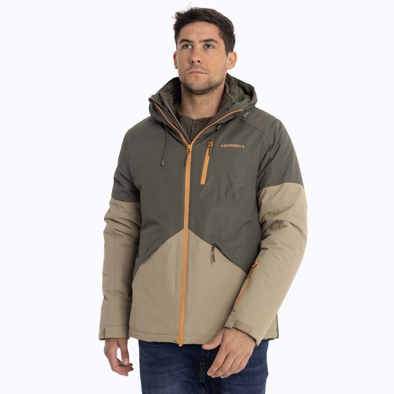 MERRELL - Parka 3 en 1 con polar Hombre Misisipi Café osc MERRELL