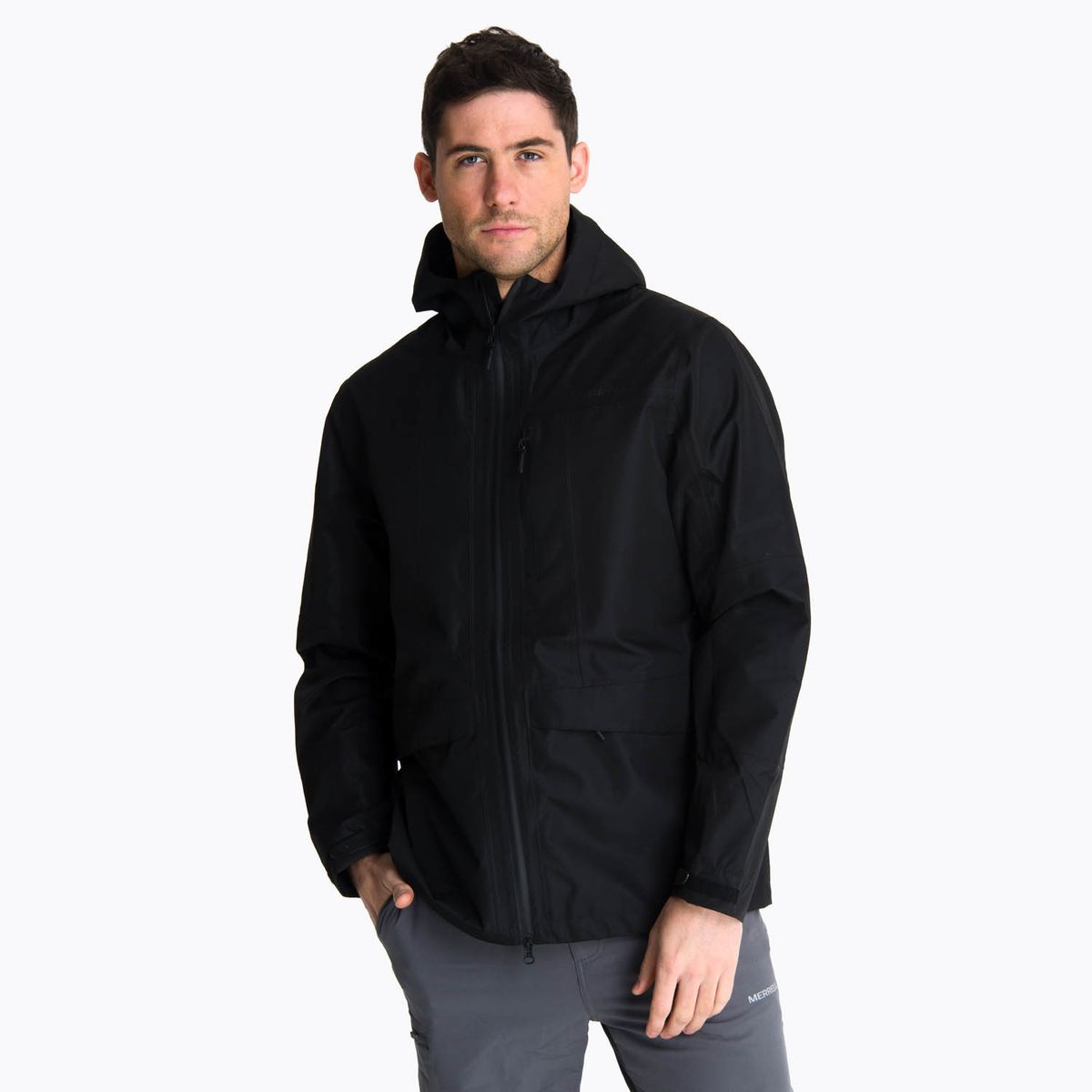 MERRELL - Impermeable Hombre Bravo Hard Shell Negro MERRELL