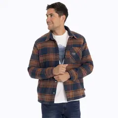 MERRELL - Chaqueta Sobrecamisa Hombre Mojave Oversh Azul