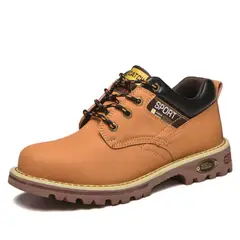 TIOZONEY - Zapatos de seguridad Hombre - Amarillo