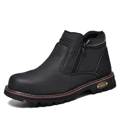 TIOZONEY - Zapatos de seguridad con cierre a prueba de golpes - Negro
