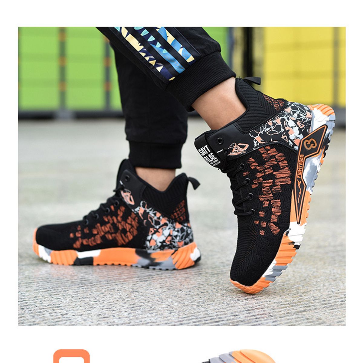 TIOZONEY - Bototo De Trabajo y Antipinchazos Hombre - Naranja.