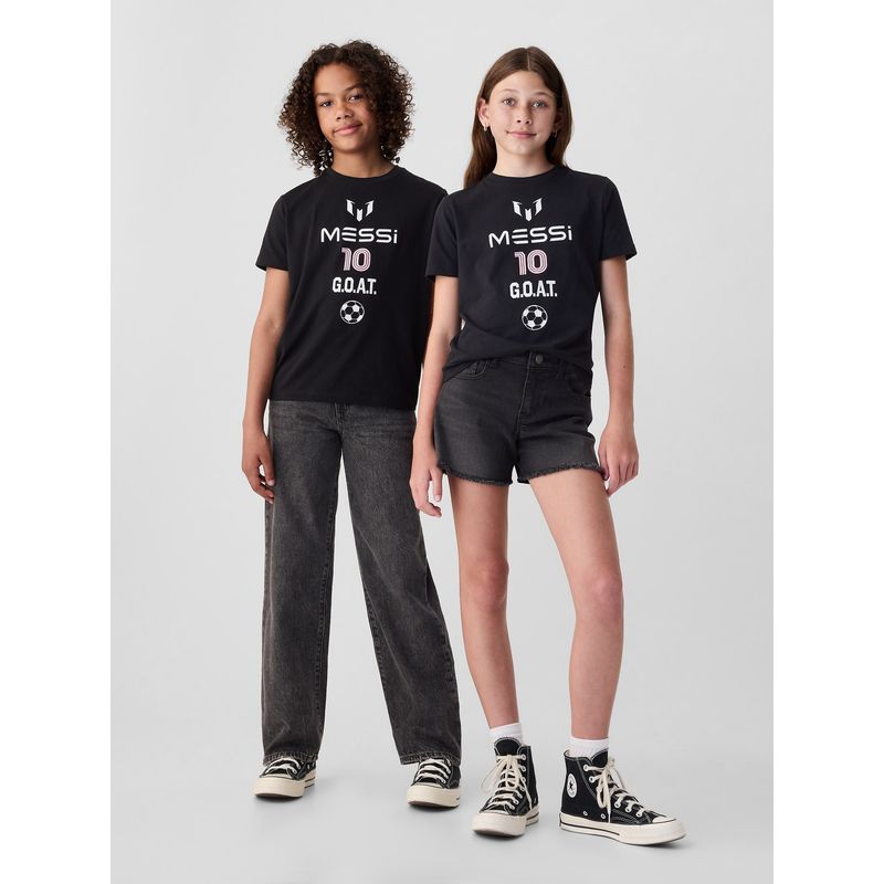 GAP - Polera Niño Licencia Messi Manga Corta Negra GAP